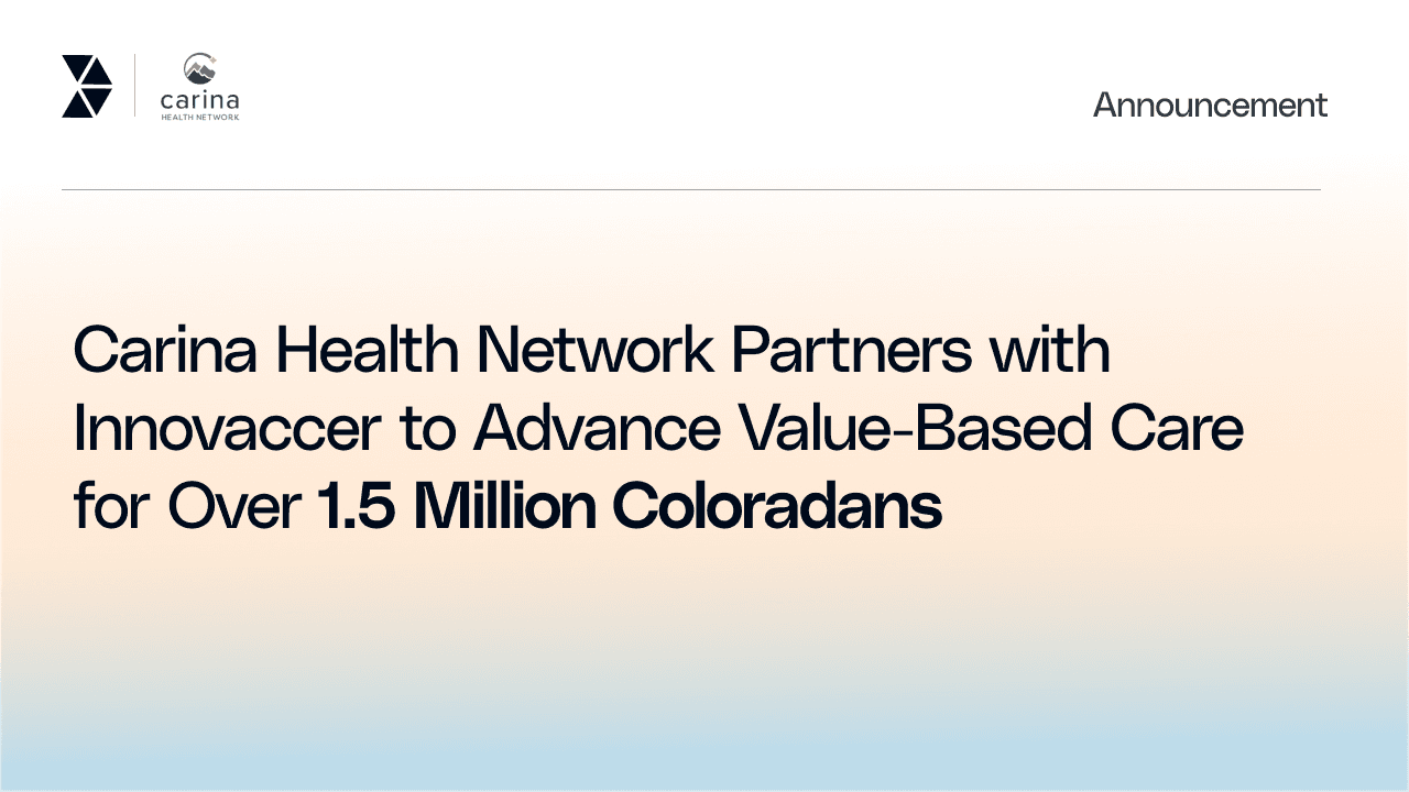 Carina Health Network Partners with Innovaccer to Advance Value-Based Care for Over 1.5 Million Coloradans
